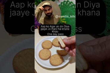 VIRAT KOHLI's Favourite Recipe Virat Kohli Biscuits Recipe | Virat Kohli Cheat Meal #shorts