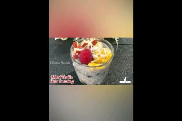Mixed Fruits Chia Pudding / Healthy Breakfast / Weight loss Recipes