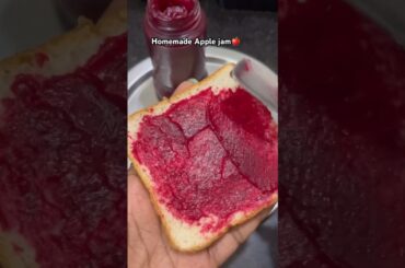 Homemade apple jam without preservatives & artificial colours #youtubeshorts #homemade #healthy