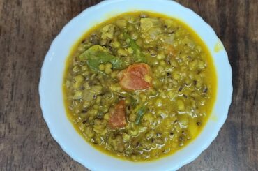 Green Gram Curry Recipe - Healthy Recipes - Side Dish For Chapati - Green Moong Dal Recipe