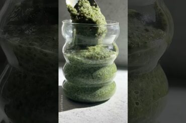 Matcha Chia Seed Pudding | Healthy Recipes