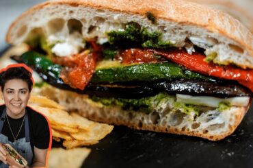 Roasted Veggie Sandwich