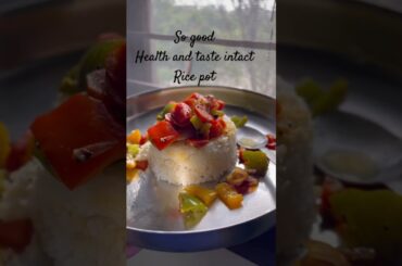 Healthy lunch ideas #ricepot #sauteveggies #caloriemanagement