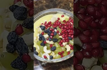 Tasty fruit custurd#viral #easyrecipe #youtubeshorts #food #healthy #fruit #fruitsalad