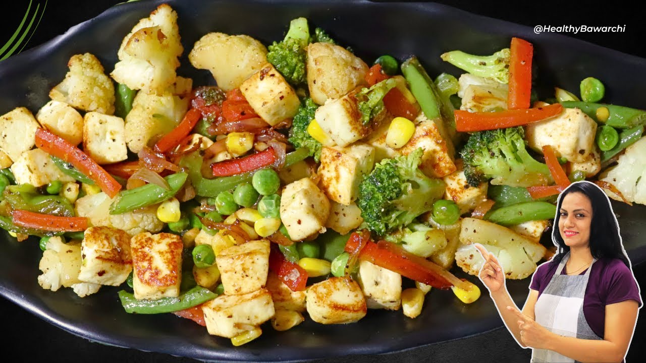Paneer Veg Stir Fry | Healthy Vegetable Stir Fry Recipe | Weight Loss Recipes | Healthy Bawarchi Paneer Veg Stir Fry | Healthy Vegetable Stir Fry Recipe | Weight Loss Recipes | Healthy Bawarchi