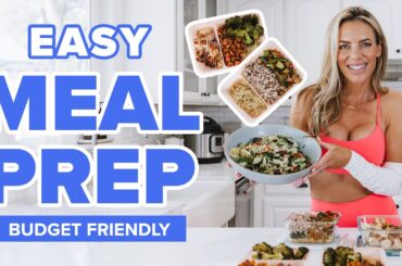 My Healthy + Easy Meal Prep to Lose Weight (on a budget!)
