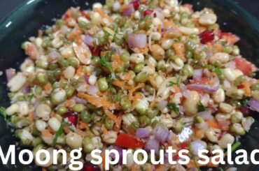 Moong sprouts salad || healthy salad recipe || sprouts recipe || Moong recipe...