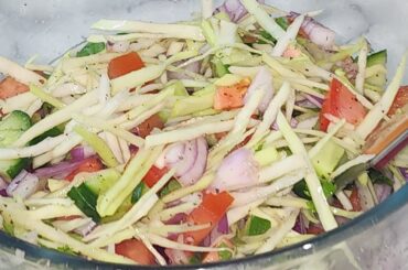 Healthy Salad Recipe for beginners/step-by-step recipe by kitchen with Sadia