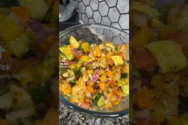 Shrimp salad for weight loss #fyp #salad #weightloss #healthyrecipes