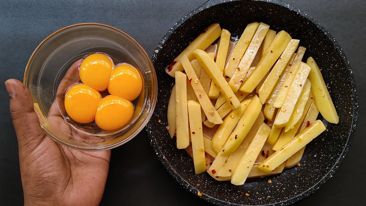 Just Add Eggs With Potatoes Its So Delicious/Simple Breakfast Recipe/Healthy Cheap & Tasty Snacks Just Add Eggs With Potatoes Its So Delicious/Simple Breakfast Recipe/Healthy Cheap & Tasty Snacks