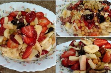 Fruit salad recipe |fruit salad banane ki tarika |healthy salad |healthy weight maintain salad