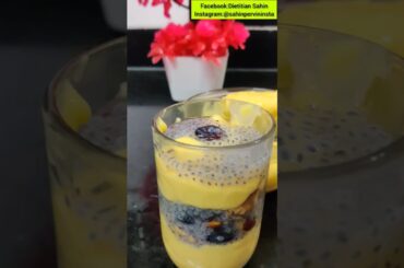 Healthy Mango Mousse Recipe | Dietitian Approved #shorts #dietitian