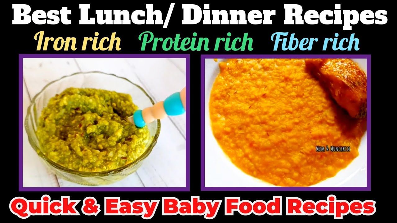 2 Healthy Lunch/ Dinner Recipes For 1- 5 Years Baby | Weight Gain Food For Babies| Mum & Munchkin 2 Healthy Lunch/ Dinner Recipes For 1- 5 Years Baby | Weight Gain Food For Babies| Mum & Munchkin