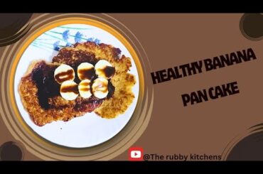 HEALTHY BANANA PANCAKE | BANANA OATS PANCAKE | Healthy breakfast recipe #pancake #breakfastrecipe