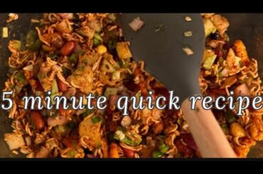 5 minute instant healthy lunch recipe( easy lunch recipe for lazypeople)