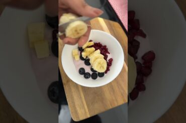 Easy Yougurt fruit mix in two minutes | tasty and healthy desert | diet plan snack | Ayana Arjun |