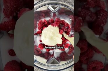 Raspberry Lemonade weight-loss Smoothie #smoothie #shorts