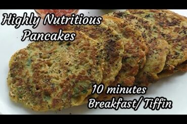 Tasty veg Pancakes/Vegan/Instant breakfast/dinner recipe indian vegetarian /Healthy breakfast ideas