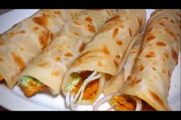 Chicken Tikka Rolls Full Recipe | Indian-Style-Recipe | Food Vlog