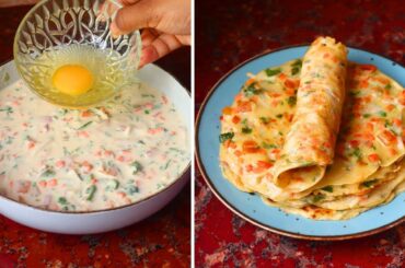 Amazing Crepes At Home in 5 minutes | Healthy Breakfast Recipe | No Kneading | No Oven