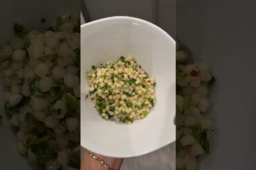 Cilantro garlic couscous #recipe #healthy