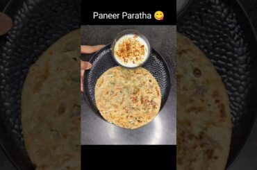 Paneer Paratha|Healthy breakfast #healthybreakfast #weightloss  #recipe #homemade #healthy #shorts