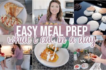 WHAT I EAT IN A DAY ON WEIGHT WATCHERS | EASY + HEALTHY LUNCH MEAL PREP