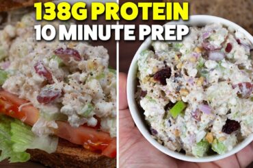 Healthy Chicken Salad with Cottage Cheese | Easy, Cheap, High Protein