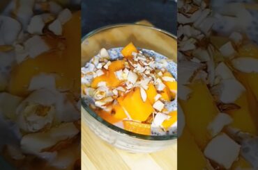 Chia Pudding | Papaya Chia Pudding Recipe | Healthy Breakfast | Weight Loss #shorts #viral #food #yt
