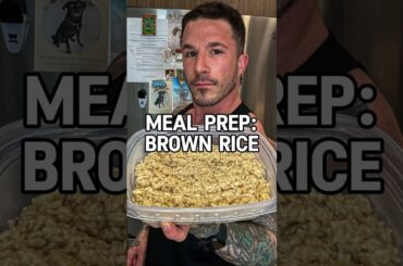 Meal Prep: Brown Rice #mealprep #brownrice #food #foodie #recipe #rice #healthy