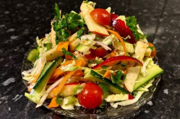 Greek Salad (Very Tasty and Healthy)Mix Veg Salad Recipe Lunch Idea |How to Lose Weight Fast /