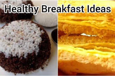 Ragi puttu & Bread Omelette | Easy Healthy breakfast ideas | South Indian breakfast recipes