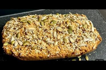 Quick oatmeal bread for a healthy breakfast! Flourless, sugar free, gluten free.