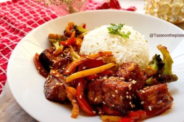 Quick & Healthy dinner recipe vegetarian/rice bowl recipe/wholesome meal idea