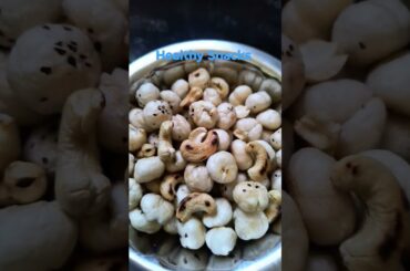 Health Snacks Recipe | Makhana With Kaju | Fasting Food Recipe