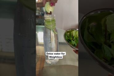 Detox water/Infused water for better Hydration|| how to make detox water || #detoxwater #weightloss