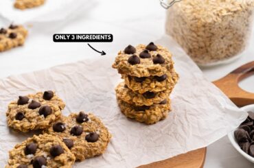 Healthy 3 Ingredients Protein Cookies