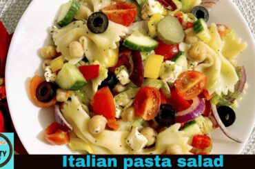 How To Make Italian Pasta Salad |The BEST Healthy Italian Pasta Salad Recipe!