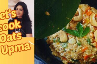 #healthy  #weightloss breakfast recipe - #Oats #upma ##proteinrichdiet
