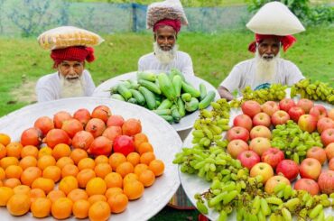 Fruits Mix Sago - Healthy Ramadan Iftar Foods for Villagers - Grandpa Cooking for Special People