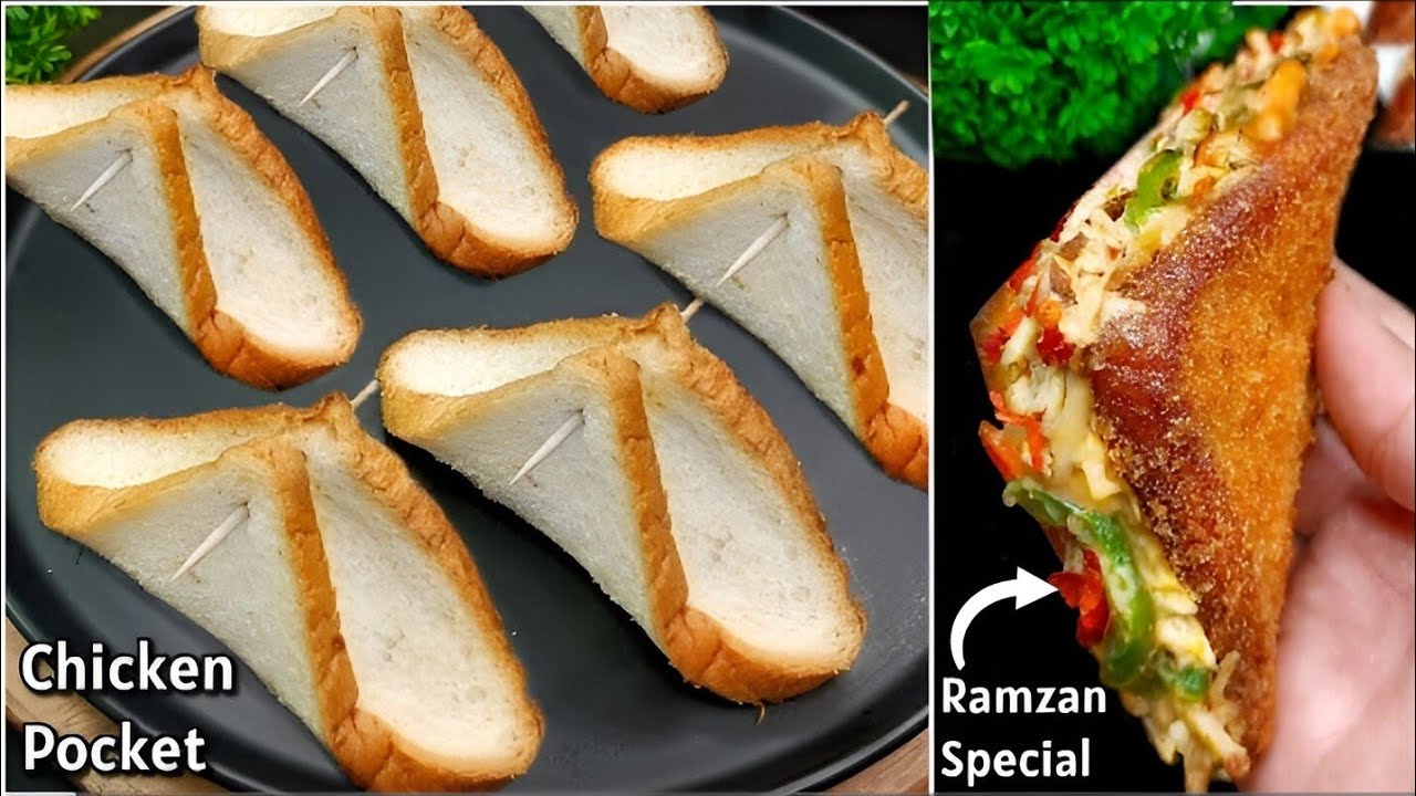 5 min healthy chicken snacks recipes | Ramadan special recipes | iftar special recipes | bread snack 5 min healthy chicken snacks recipes | Ramadan special recipes | iftar special recipes | bread snack