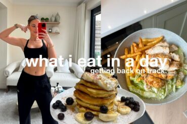 WHAT I EAT IN A DAY TO GET LEANER | getting ready for holiday, healthy recipes
