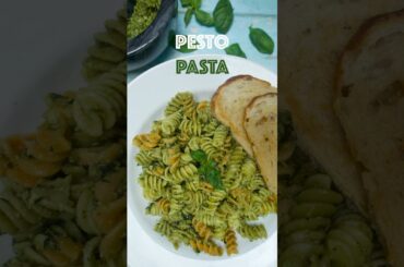 Pesto Pasta #short #shorts #pasta #music #quickrecipe #basil #healthy #homemade #recipe