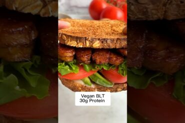 HEALTHIEST PLANT-BASED PROTEIN might be tempeh! Try my High-Protein Plant-Based Sandwich so good!