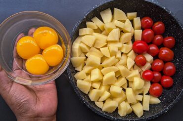 Just Add Eggs With Potatoes Its So Delicious/ Simple Breakfast Recipe/ Healthy Cheap & Tasty Snacks