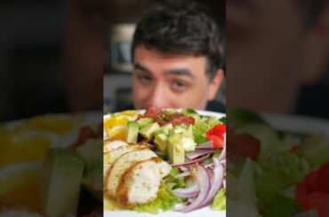 Cobb Salad With Honey Mustard Vinaigrette! #cobbsalad #saladrecipe #healthyrecipes