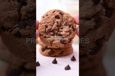 Low calorie and NO protein powder cookies! #healthysnacks  #lowcalorie #highprotein #cookies