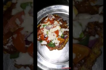 Healthy diet pizza l pan pizza l zucchini or petha and carrot base pizza #pizza #shorts