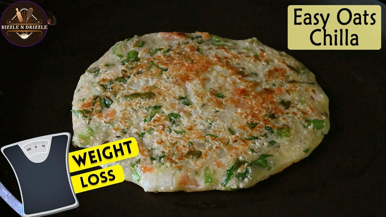 10-MINUTE OATS CHILLA Recipe for Weight Loss | Oats Pancake | Healthy Breakfast Recipe 10-MINUTE OATS CHILLA Recipe for Weight Loss | Oats Pancake | Healthy Breakfast Recipe