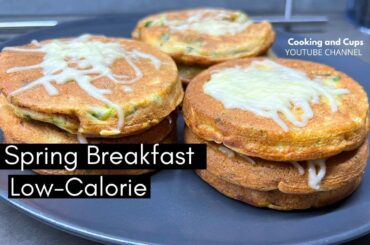 Green Buckwheat Pancakes | Gluten Free | Low-Calorie | Cooking and Cups